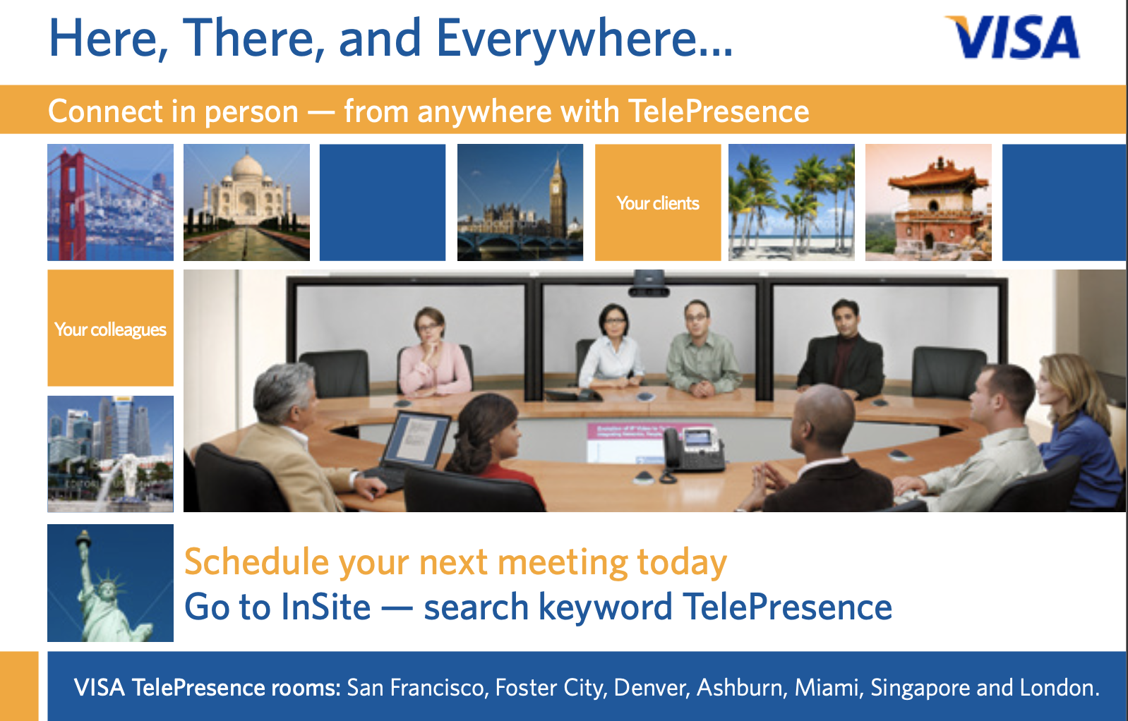 VISA TelePresence Poster
